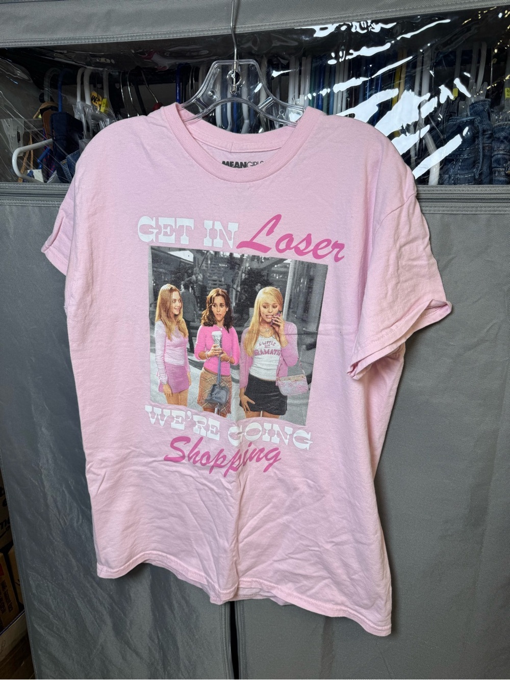 Hybrid Apparel Pink 'Get In Loser We're Going Shopping' Graphic Tee